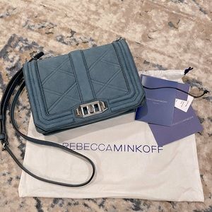 Rebecca Minkoff 💙 Suede love crossbody